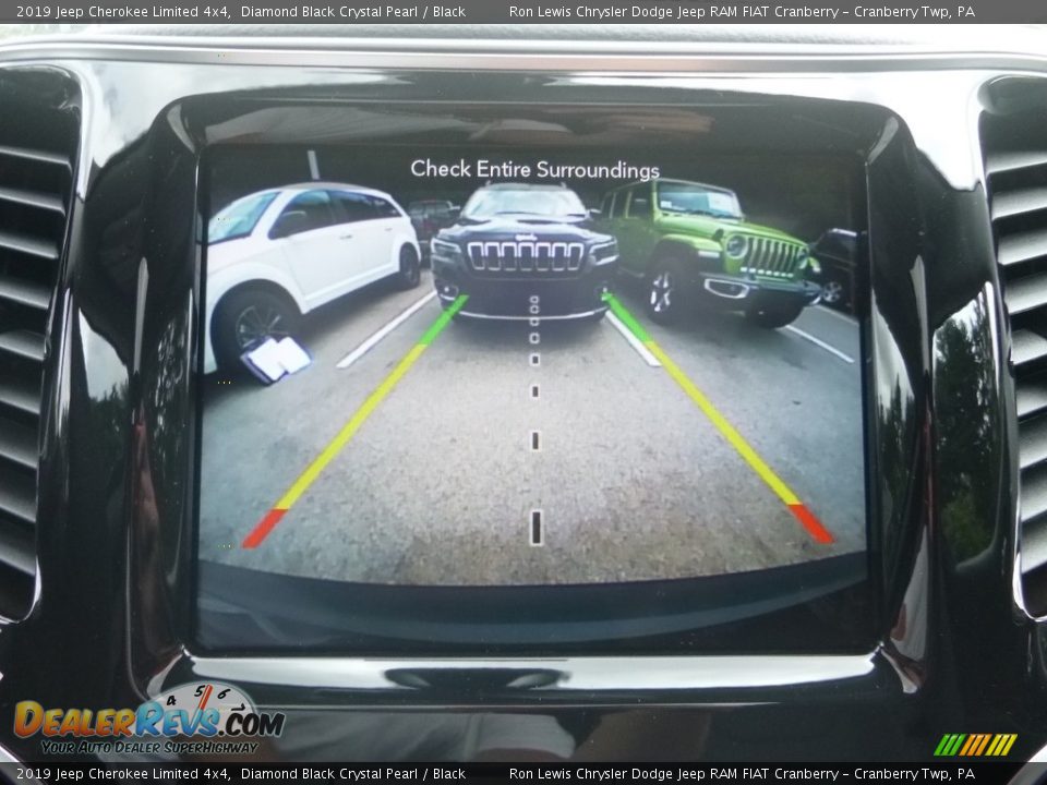 2019 Jeep Cherokee Limited 4x4 Diamond Black Crystal Pearl / Black Photo #18