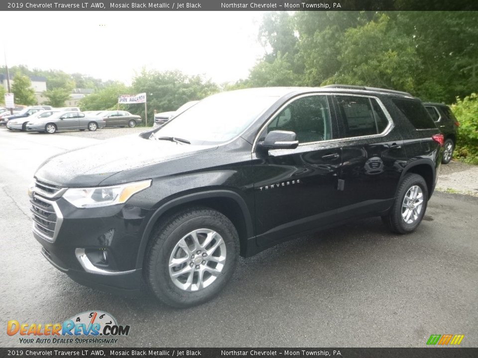 2019 Chevrolet Traverse LT AWD Mosaic Black Metallic / Jet Black Photo #1