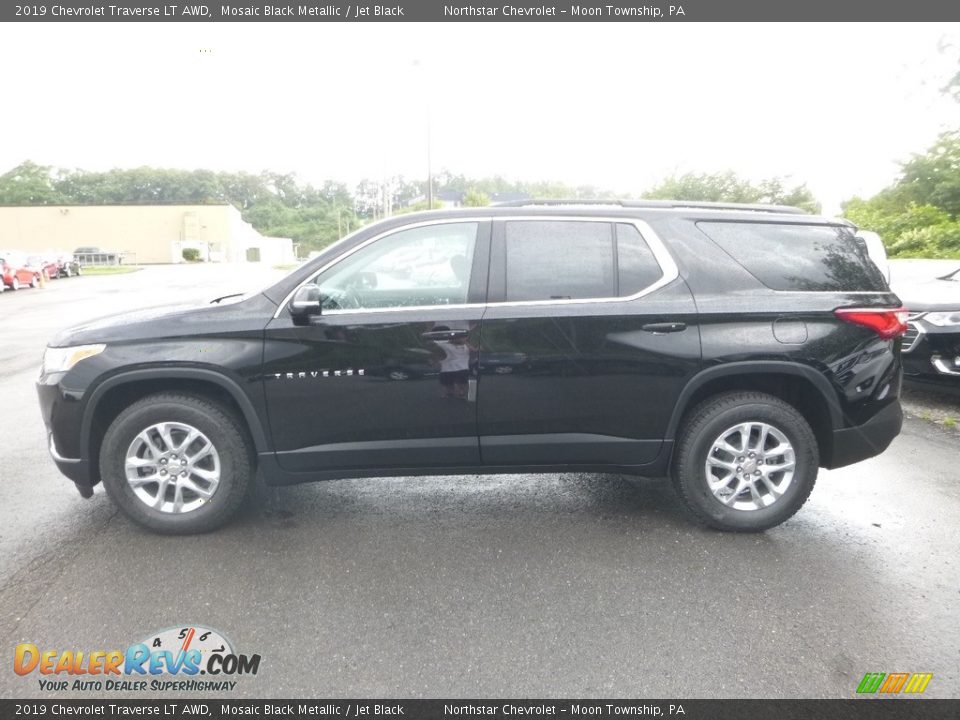 2019 Chevrolet Traverse LT AWD Mosaic Black Metallic / Jet Black Photo #2