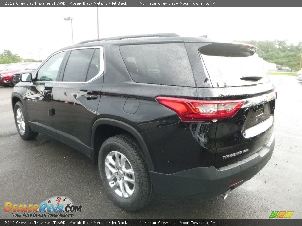 2019 Chevrolet Traverse LT AWD Mosaic Black Metallic / Jet Black Photo #3