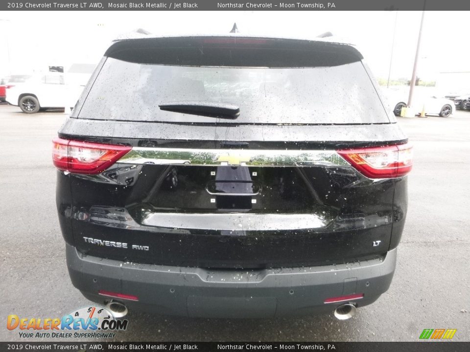 2019 Chevrolet Traverse LT AWD Mosaic Black Metallic / Jet Black Photo #4