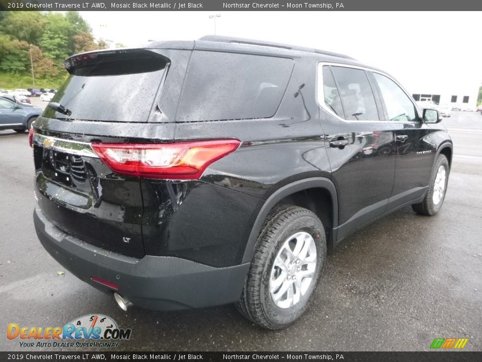 2019 Chevrolet Traverse LT AWD Mosaic Black Metallic / Jet Black Photo #5