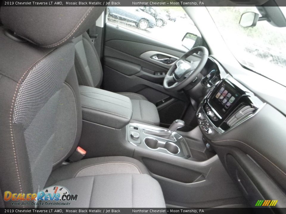 2019 Chevrolet Traverse LT AWD Mosaic Black Metallic / Jet Black Photo #10
