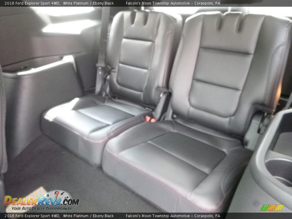 2018 Ford Explorer Sport 4WD White Platinum / Ebony Black Photo #10
