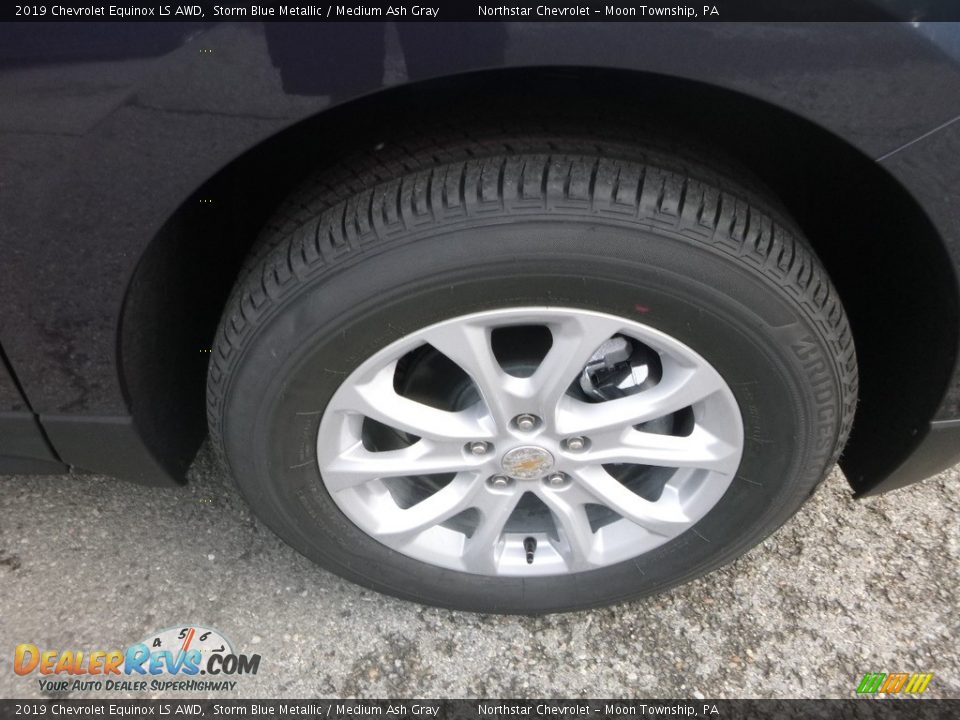 2019 Chevrolet Equinox LS AWD Storm Blue Metallic / Medium Ash Gray Photo #9