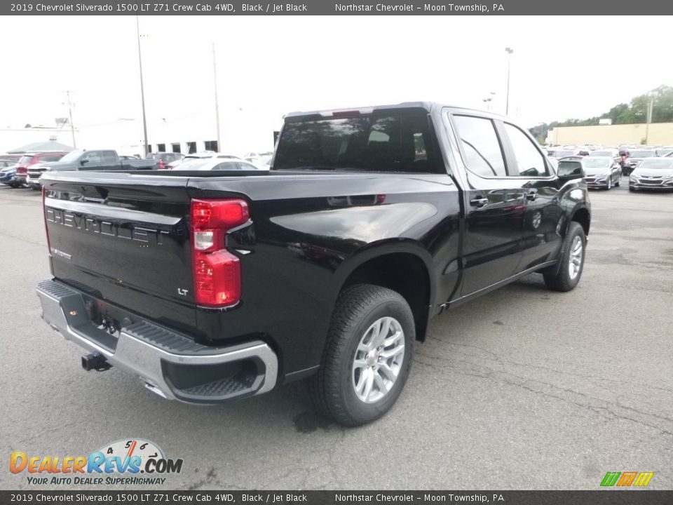 2019 Chevrolet Silverado 1500 LT Z71 Crew Cab 4WD Black / Jet Black Photo #5