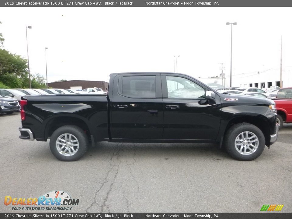 2019 Chevrolet Silverado 1500 LT Z71 Crew Cab 4WD Black / Jet Black Photo #6