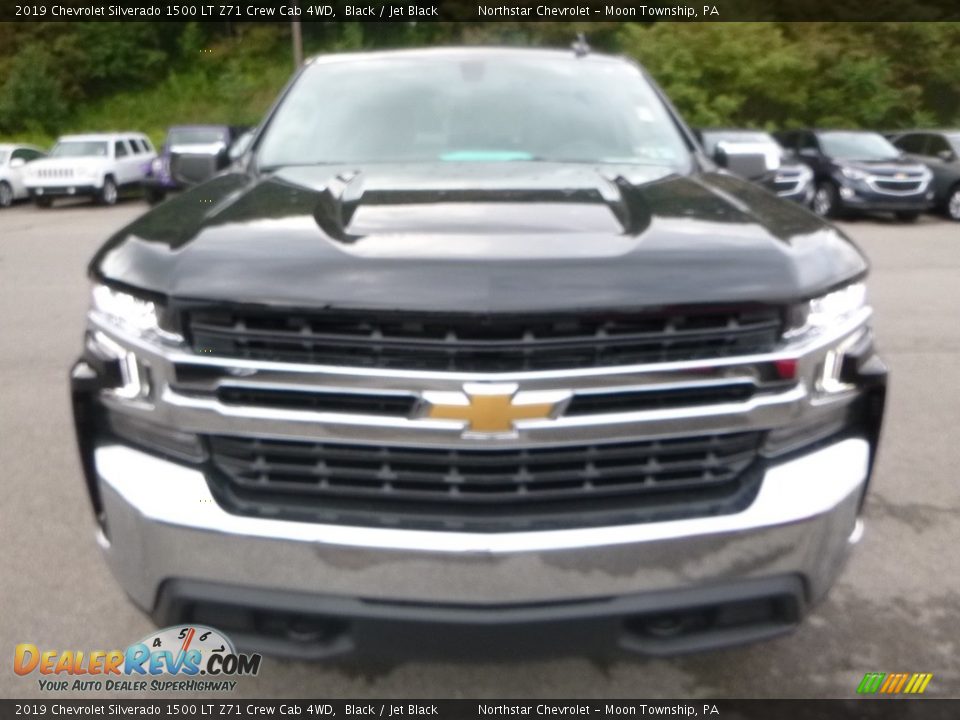 2019 Chevrolet Silverado 1500 LT Z71 Crew Cab 4WD Black / Jet Black Photo #8