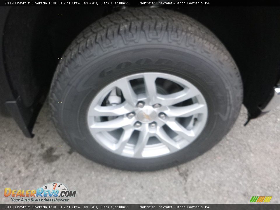 2019 Chevrolet Silverado 1500 LT Z71 Crew Cab 4WD Black / Jet Black Photo #9