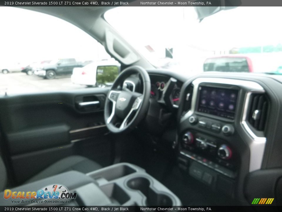 2019 Chevrolet Silverado 1500 LT Z71 Crew Cab 4WD Black / Jet Black Photo #11
