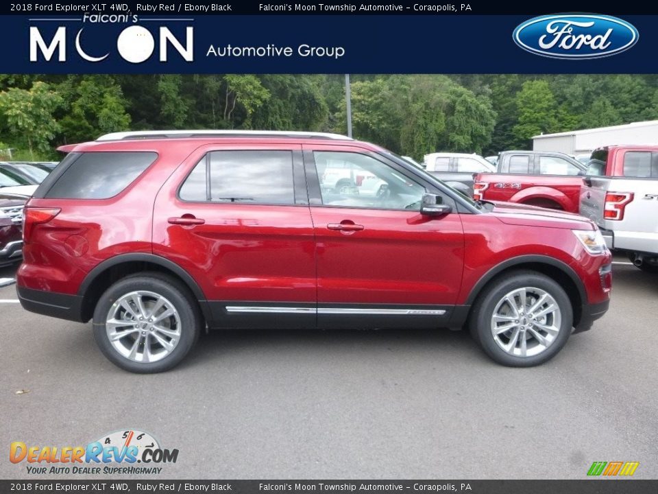 2018 Ford Explorer XLT 4WD Ruby Red / Ebony Black Photo #1