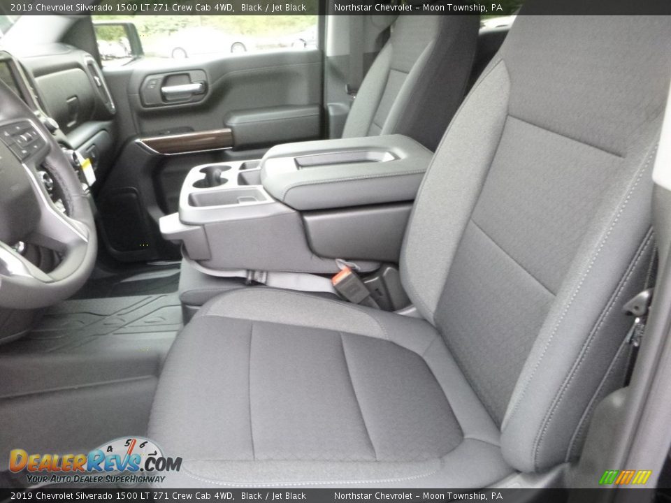 2019 Chevrolet Silverado 1500 LT Z71 Crew Cab 4WD Black / Jet Black Photo #16