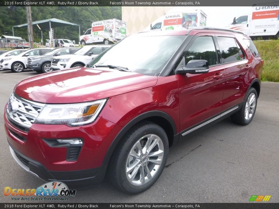 2018 Ford Explorer XLT 4WD Ruby Red / Ebony Black Photo #5