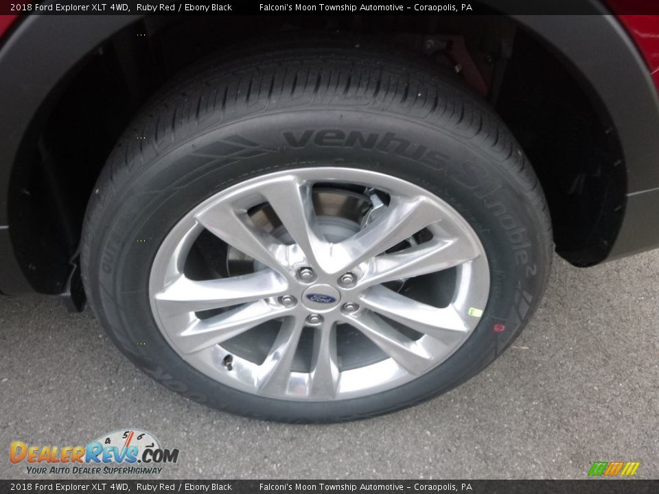 2018 Ford Explorer XLT 4WD Ruby Red / Ebony Black Photo #7