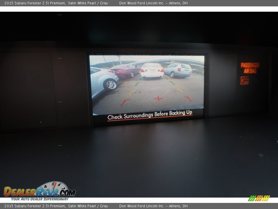 2015 Subaru Forester 2.5i Premium Satin White Pearl / Gray Photo #4