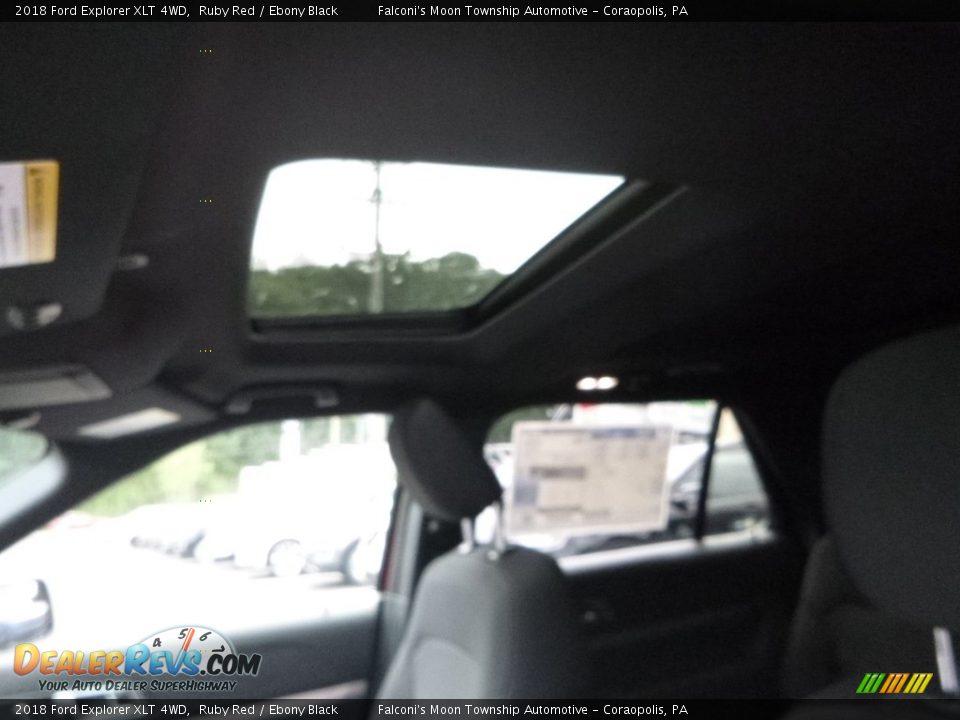 2018 Ford Explorer XLT 4WD Ruby Red / Ebony Black Photo #12