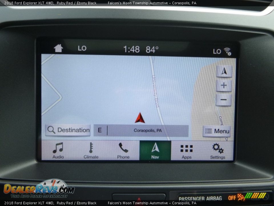 2018 Ford Explorer XLT 4WD Ruby Red / Ebony Black Photo #14