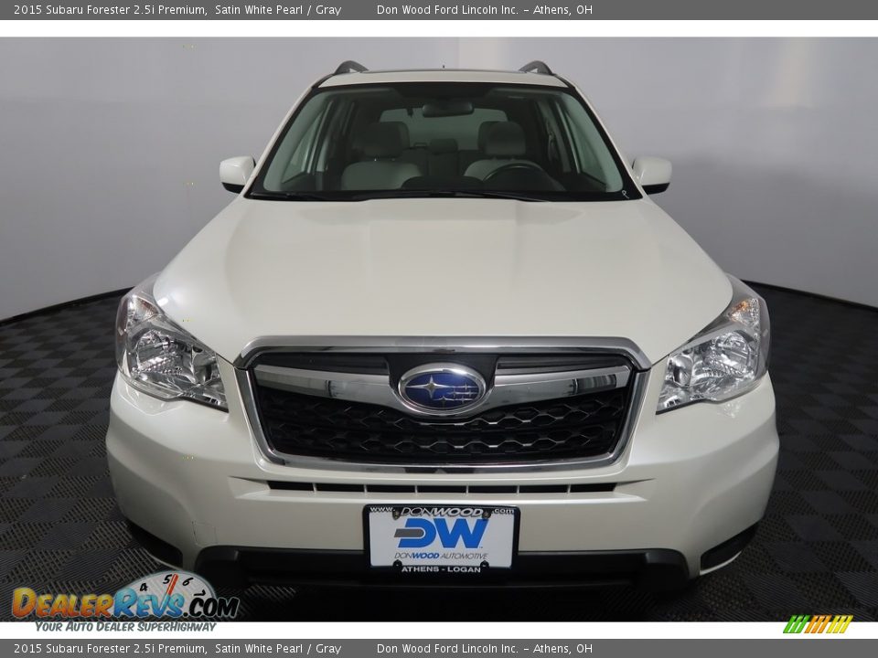 2015 Subaru Forester 2.5i Premium Satin White Pearl / Gray Photo #7