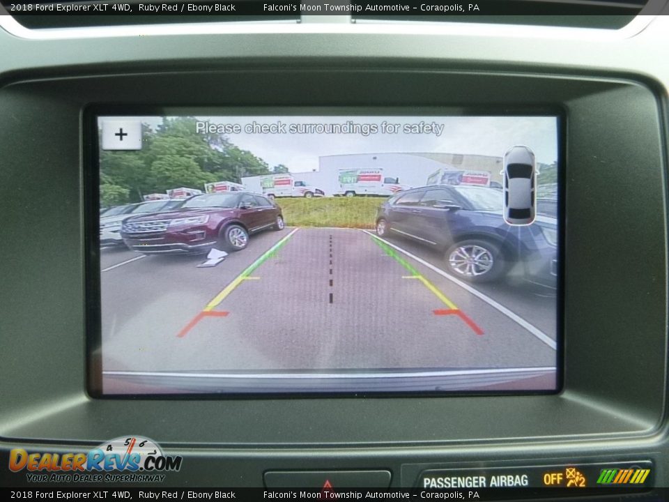 2018 Ford Explorer XLT 4WD Ruby Red / Ebony Black Photo #15