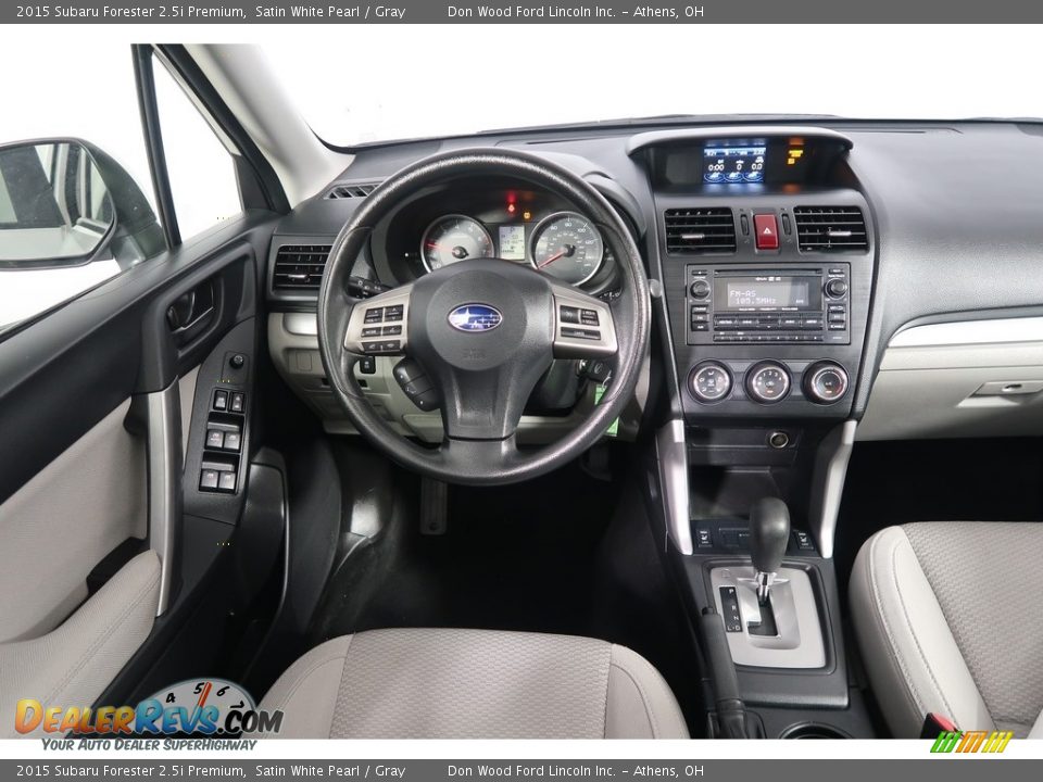 2015 Subaru Forester 2.5i Premium Satin White Pearl / Gray Photo #15