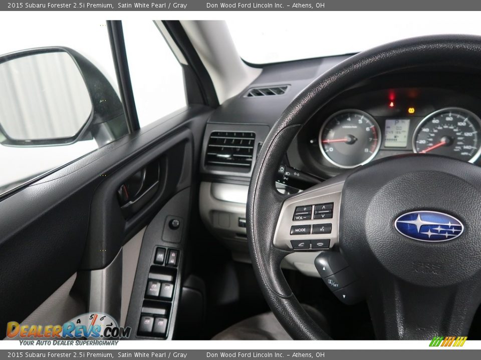 2015 Subaru Forester 2.5i Premium Satin White Pearl / Gray Photo #17