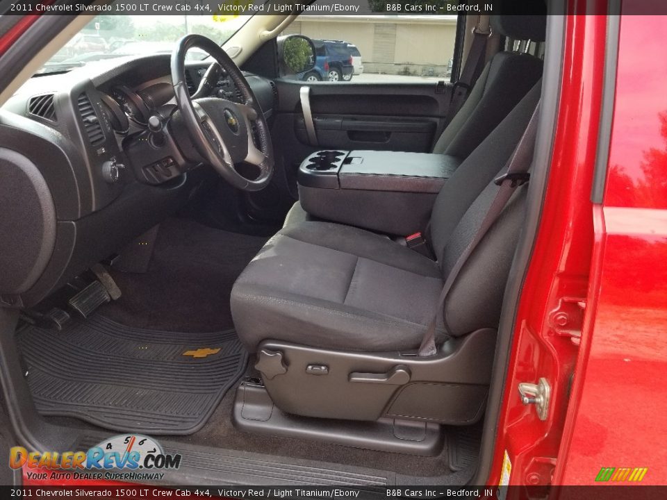 2011 Chevrolet Silverado 1500 LT Crew Cab 4x4 Victory Red / Light Titanium/Ebony Photo #21