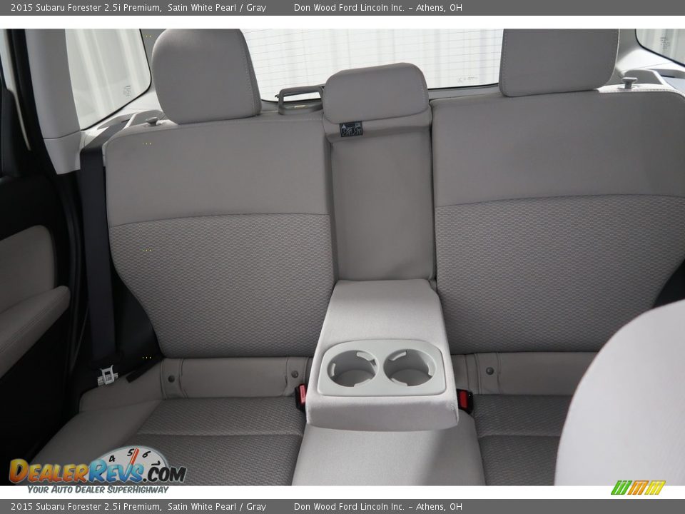 2015 Subaru Forester 2.5i Premium Satin White Pearl / Gray Photo #24