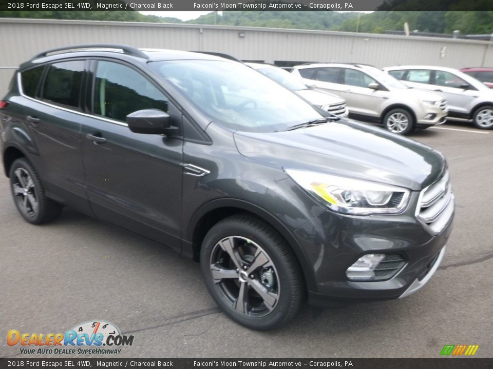 2018 Ford Escape SEL 4WD Magnetic / Charcoal Black Photo #3