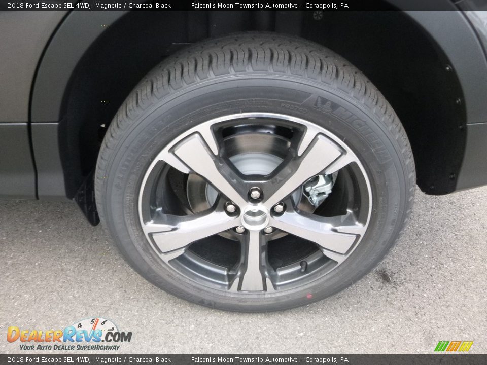 2018 Ford Escape SEL 4WD Magnetic / Charcoal Black Photo #7