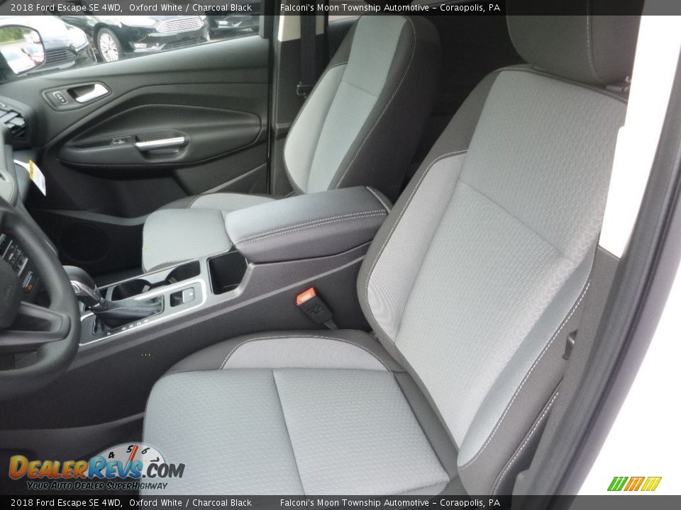 2018 Ford Escape SE 4WD Oxford White / Charcoal Black Photo #11