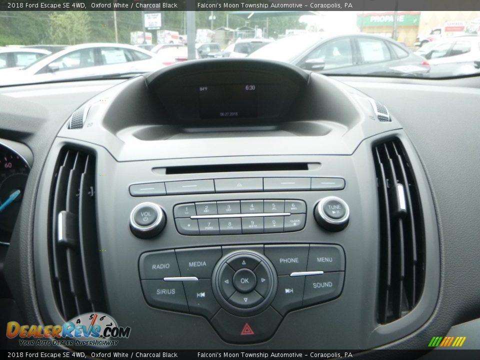 2018 Ford Escape SE 4WD Oxford White / Charcoal Black Photo #14