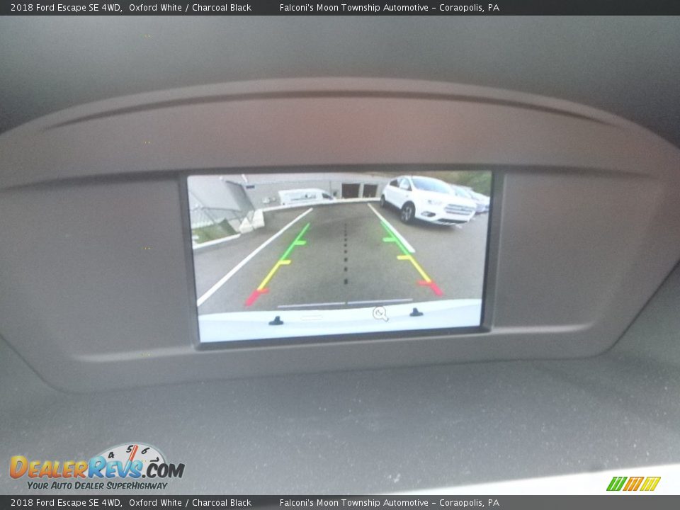 2018 Ford Escape SE 4WD Oxford White / Charcoal Black Photo #15