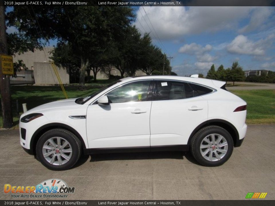 2018 Jaguar E-PACE S Fuji White / Ebony/Ebony Photo #11