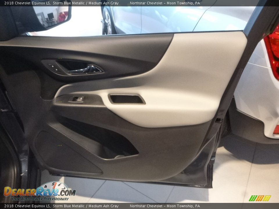 2018 Chevrolet Equinox LS Storm Blue Metallic / Medium Ash Gray Photo #10