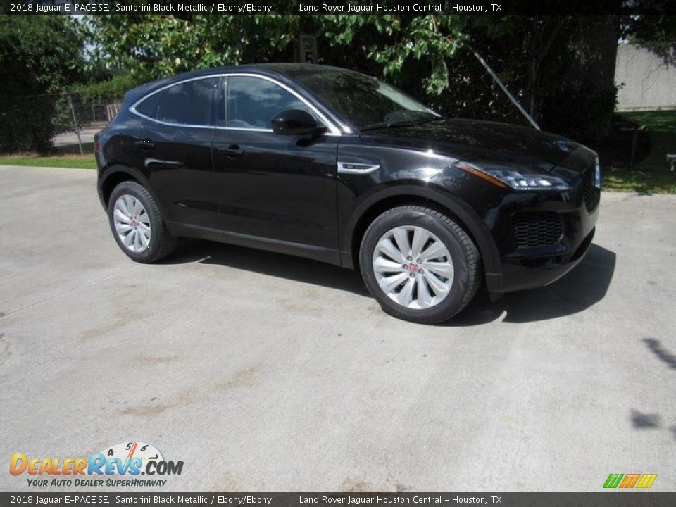 2018 Jaguar E-PACE SE Santorini Black Metallic / Ebony/Ebony Photo #1