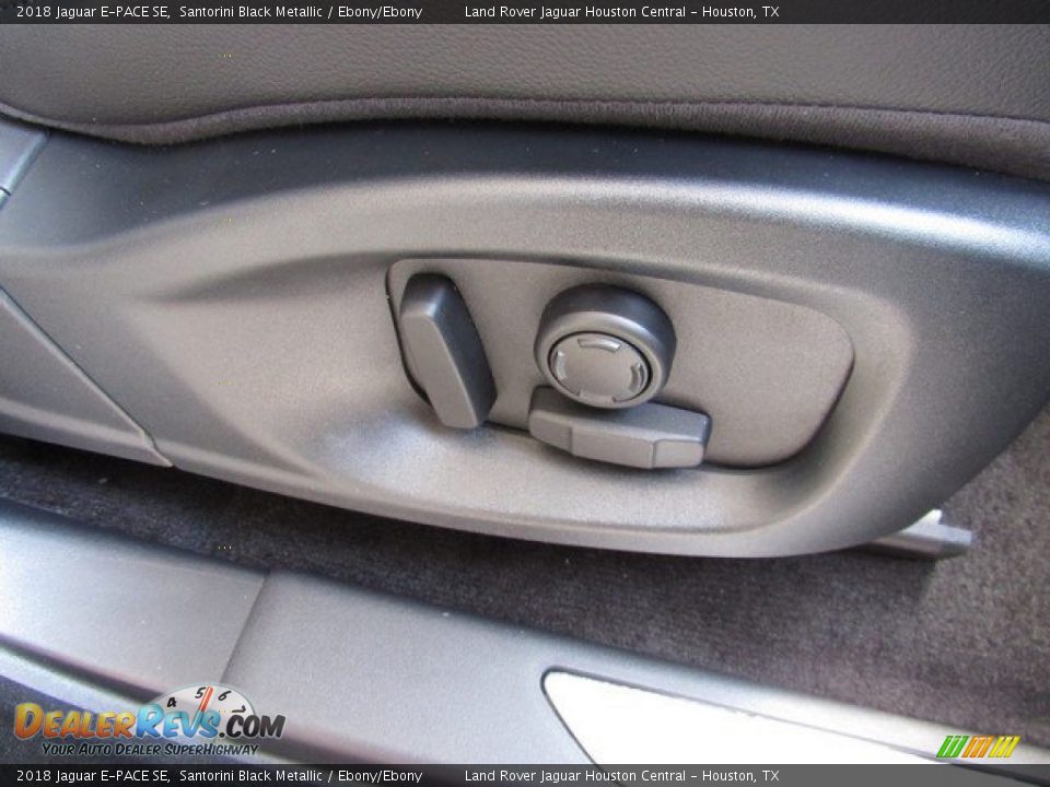 2018 Jaguar E-PACE SE Santorini Black Metallic / Ebony/Ebony Photo #21