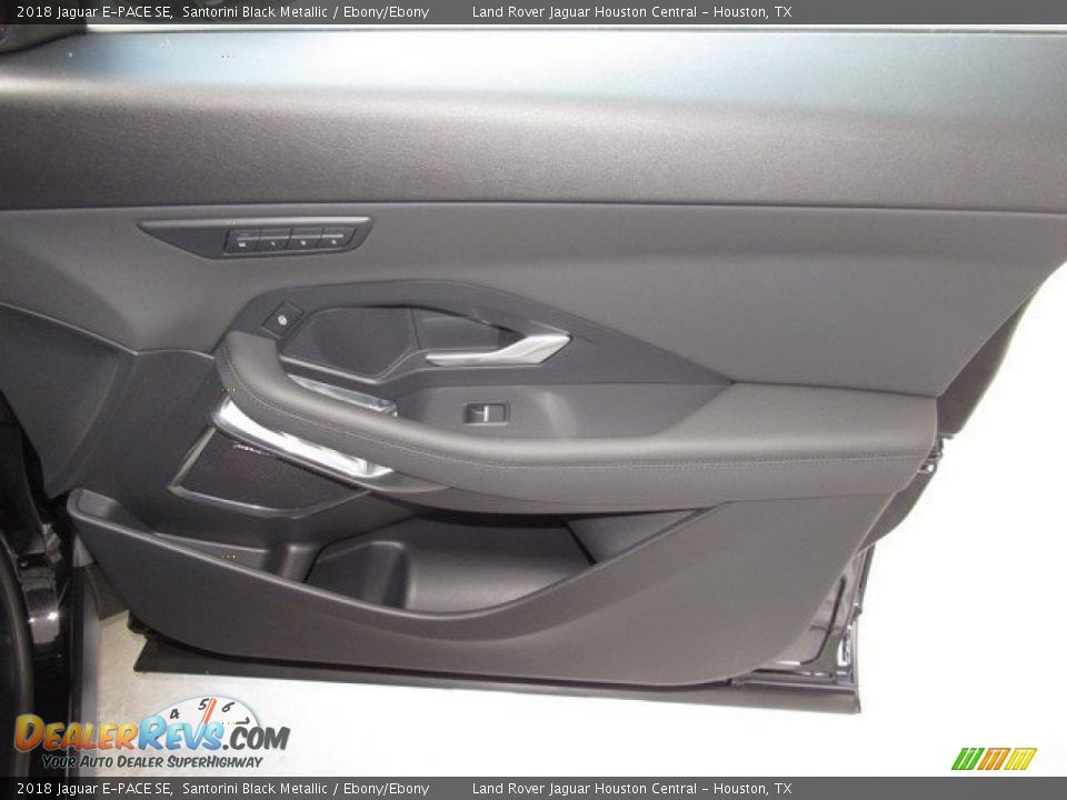 2018 Jaguar E-PACE SE Santorini Black Metallic / Ebony/Ebony Photo #22