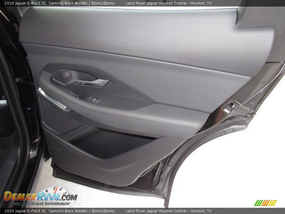 2018 Jaguar E-PACE SE Santorini Black Metallic / Ebony/Ebony Photo #23