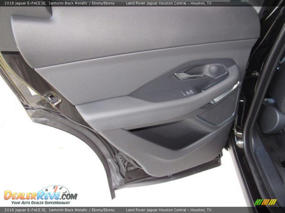 2018 Jaguar E-PACE SE Santorini Black Metallic / Ebony/Ebony Photo #24