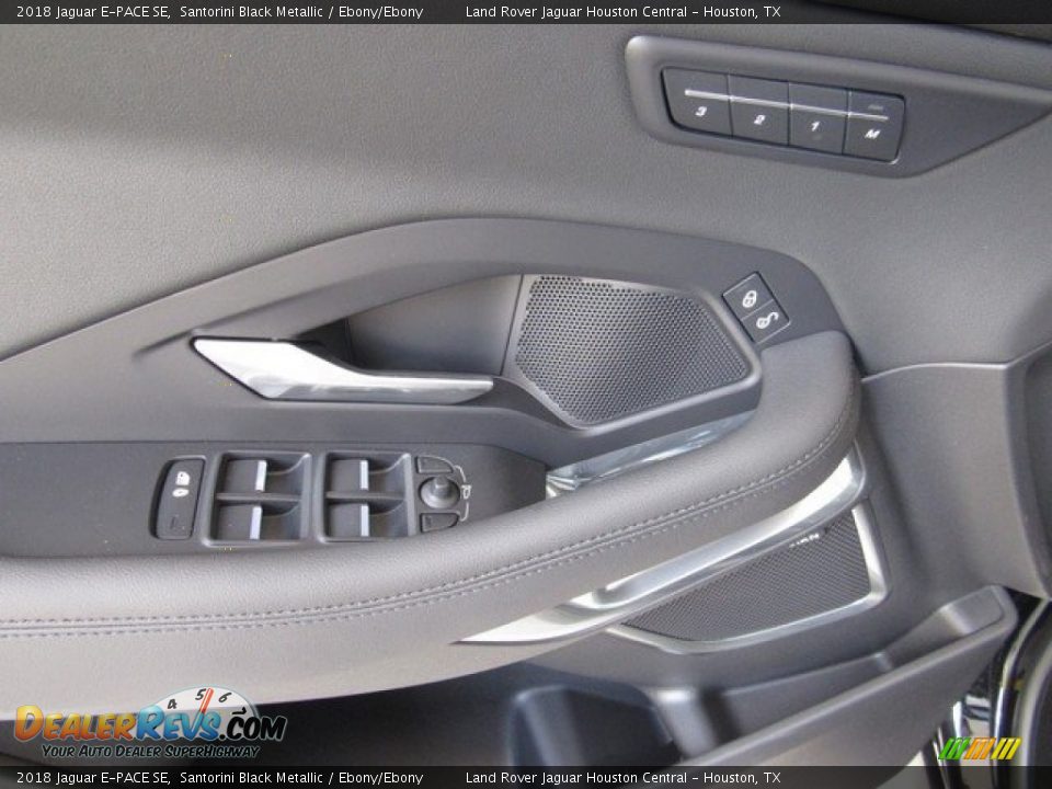 2018 Jaguar E-PACE SE Santorini Black Metallic / Ebony/Ebony Photo #26