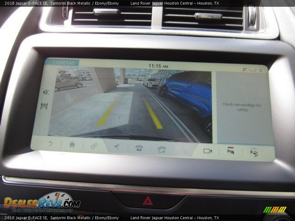 2018 Jaguar E-PACE SE Santorini Black Metallic / Ebony/Ebony Photo #34