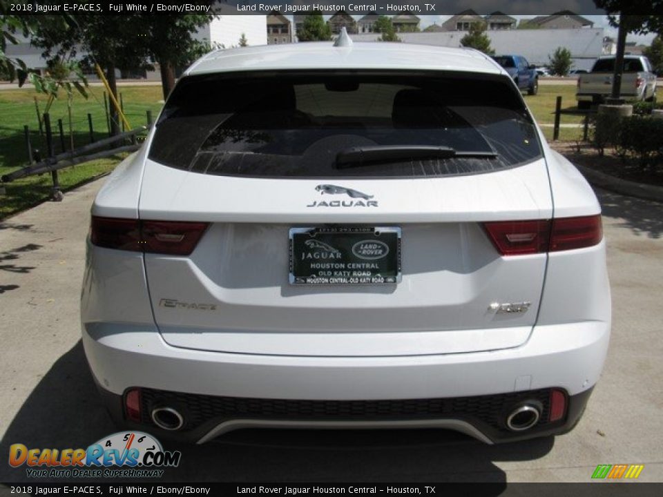 2018 Jaguar E-PACE S Fuji White / Ebony/Ebony Photo #8