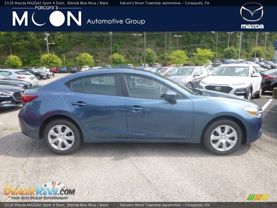 2018 Mazda MAZDA3 Sport 4 Door Eternal Blue Mica / Black Photo #1