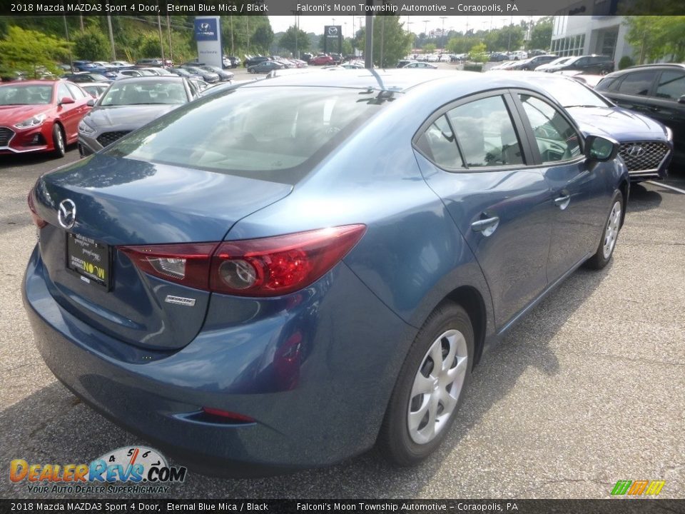 2018 Mazda MAZDA3 Sport 4 Door Eternal Blue Mica / Black Photo #3