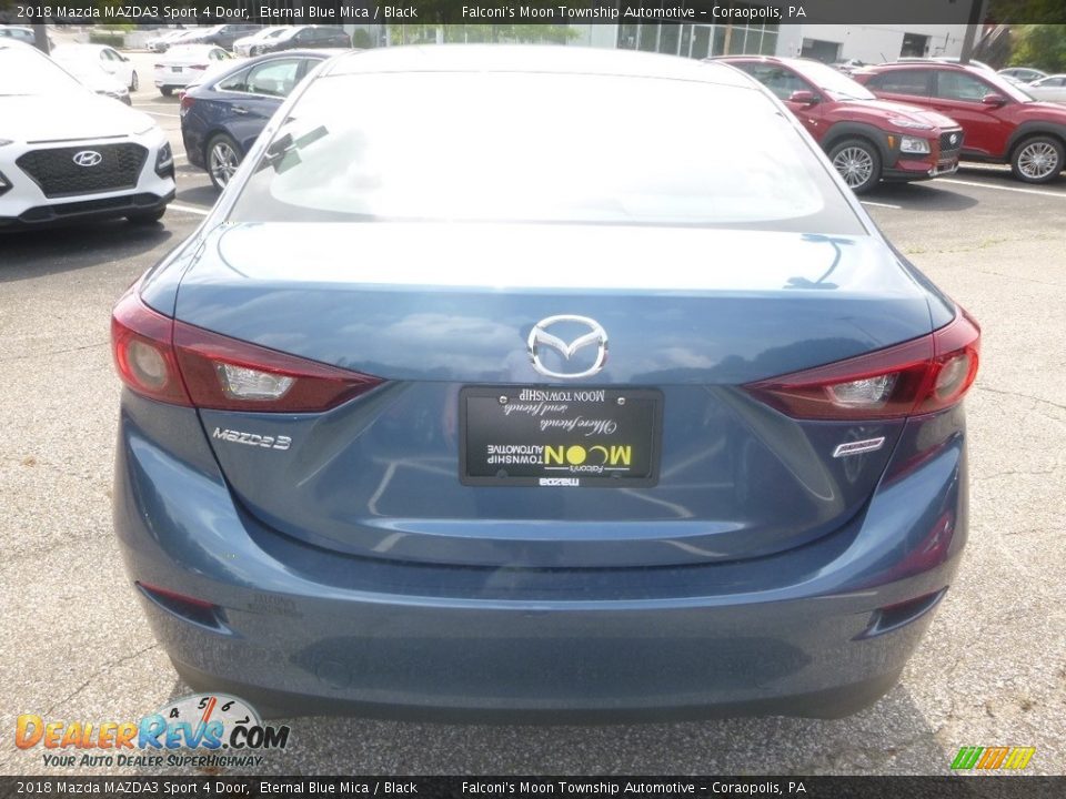 2018 Mazda MAZDA3 Sport 4 Door Eternal Blue Mica / Black Photo #4