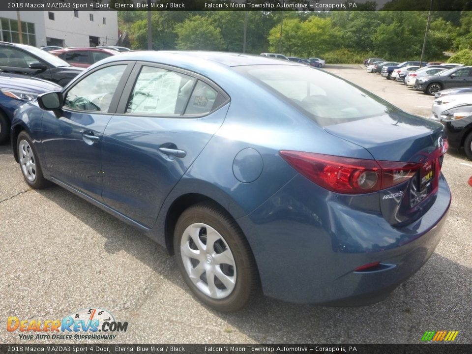 2018 Mazda MAZDA3 Sport 4 Door Eternal Blue Mica / Black Photo #5