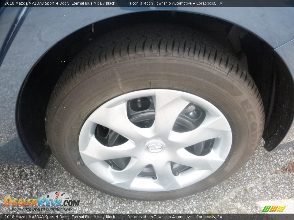 2018 Mazda MAZDA3 Sport 4 Door Eternal Blue Mica / Black Photo #8