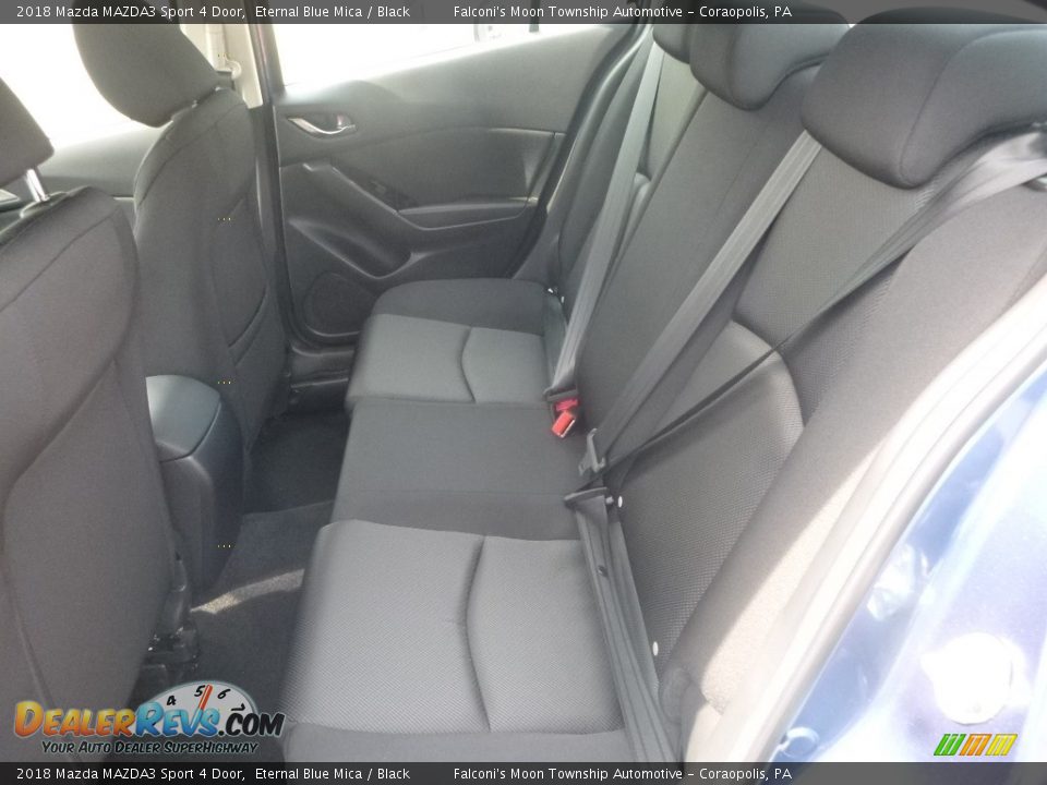 2018 Mazda MAZDA3 Sport 4 Door Eternal Blue Mica / Black Photo #9