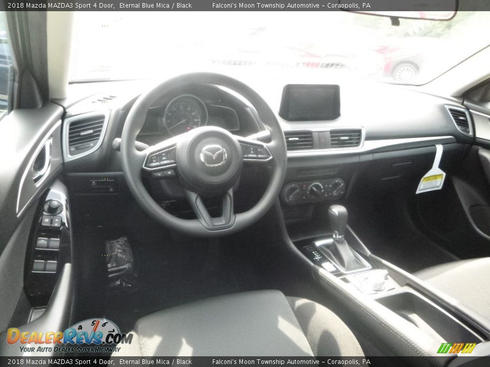 2018 Mazda MAZDA3 Sport 4 Door Eternal Blue Mica / Black Photo #10