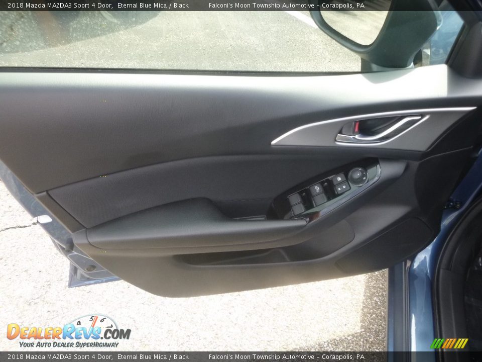 2018 Mazda MAZDA3 Sport 4 Door Eternal Blue Mica / Black Photo #11